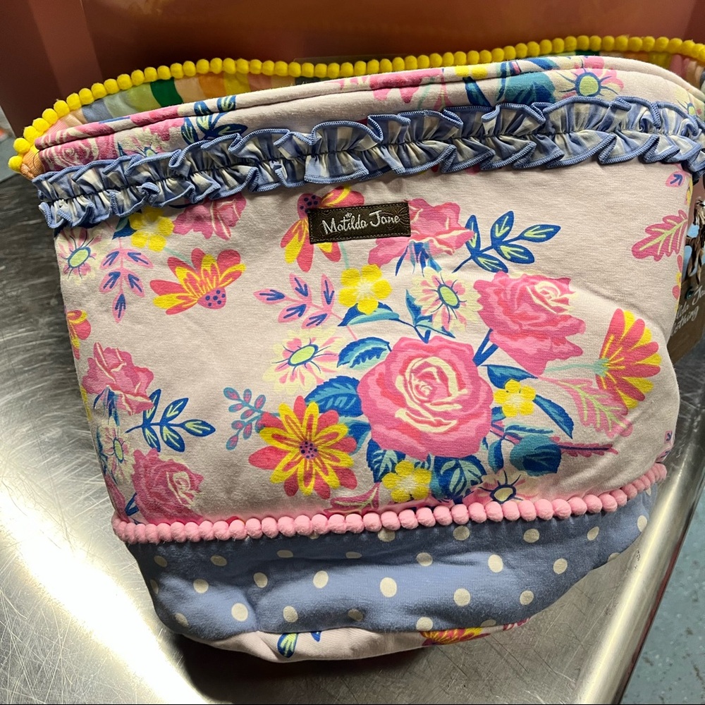 Matilda Jane reversible Easter basket/tote